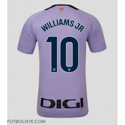 Camiseta Athletic Bilbao Nico Williams #10 Tercera Equipación 2024-25 manga corta